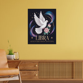 Póster Libra Nació Para Brillar Poster Glososo