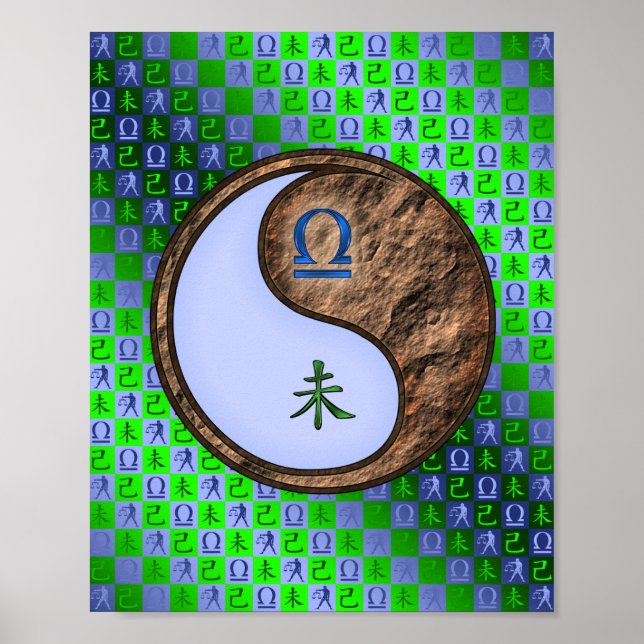 Póster Libra y cabra terrestre (Frente)