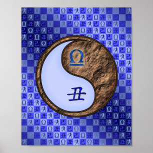 Póster Libra y Earth Ox