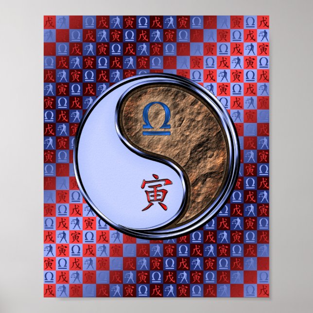 Póster Libra y el tigre de la Tierra (Frente)