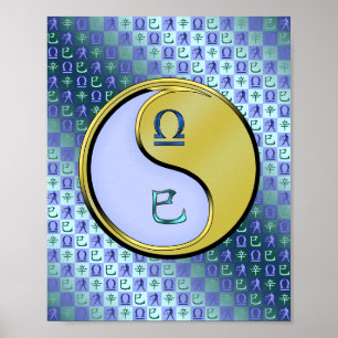 Póster Libra y Metalizado serpiente