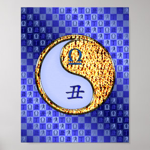 Póster Libra y Ox de Fuego