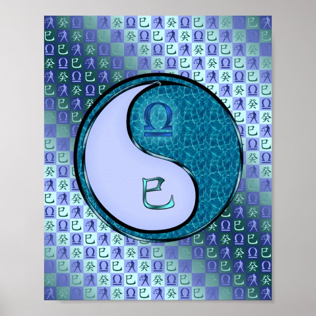 Póster Libra y Snake Agua (Frente)