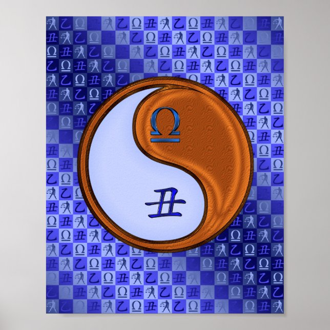 Póster Libra y Wood Ox (Frente)