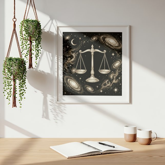 Póster Libra Zodiaco Celestial Astrología (Subido por el creador)