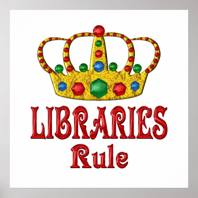 Póster LIBRARIES Rule (Frente)