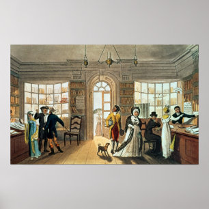 Póster Library, from 'Poetical Sketches of