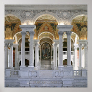 Póster Library of Congress 20x20