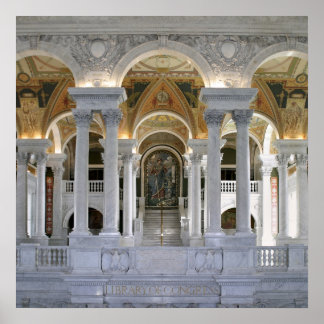 Póster Library of Congress 20x20