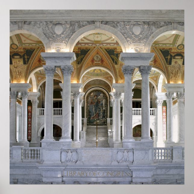 Póster Library of Congress 20x20 (Frente)