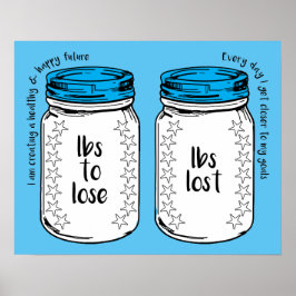 Póster Libras perdidas de adelgazamiento Club Pérdida de 