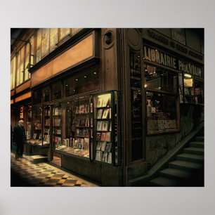 Póster Librería de París