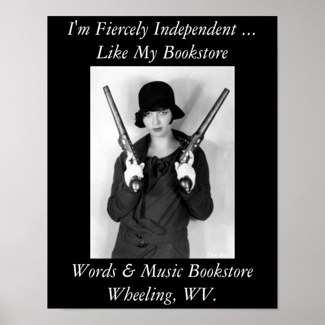 Póster librería ferozmente independiente poster (Frente)