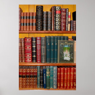 Póster librería libros librería librería librería