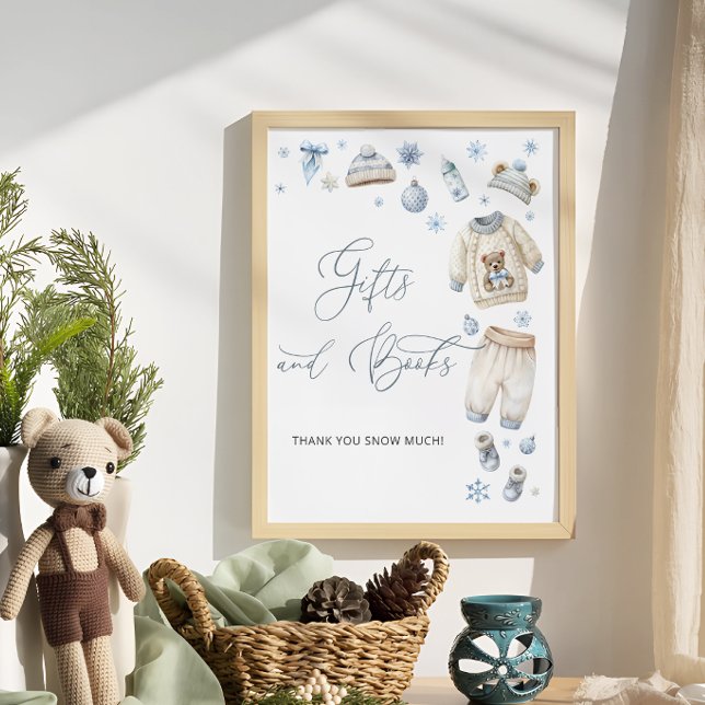 Póster Libreta de regalo de Baby Shower para ropa de invi (Subido por el creador)