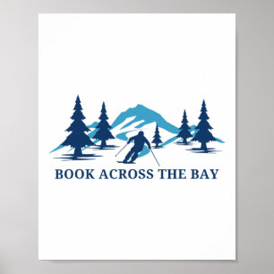 Póster Libro a través de Y Wisconsin estación de esquí de