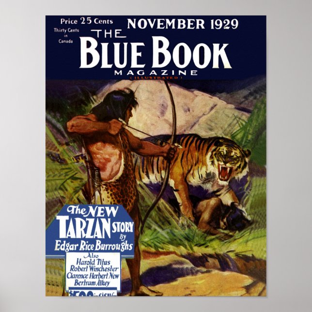 Póster Libro Azul Noviembre de 1929 (Frente)