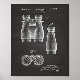 Póster Libro Blanco de Patentes Binocular 1947