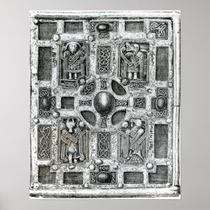 Póster Libro-Capilla o Cumdach de Molaise, c.1001-1025