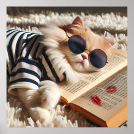 Póster Libro de amor verdadero. Estilo de vida romántico