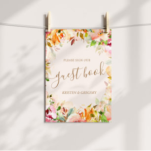 Póster libro de Bodas de flores de jardín acuático de ver