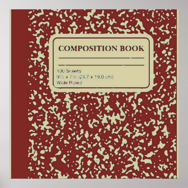 Póster Libro de composición/profesor-alumno (Frente)