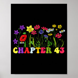 Póster Libro de cumpleaños 43 cumpleañero 43 años para Bo