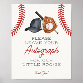 Póster Libro de firmas de invitados para autógrafos de no