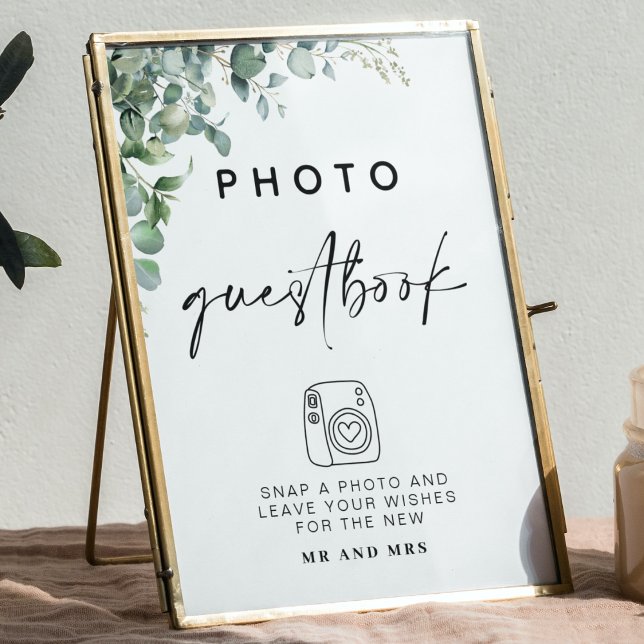 Póster Libro de fotografías de Eucalyptus | Rótulo Boda m (Subido por el creador)