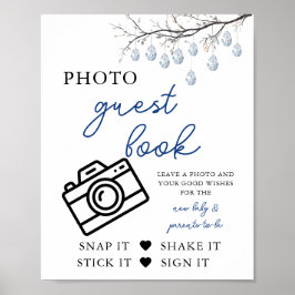 Póster Libro de fotos de Baby Shower de Easter Chinoiseri