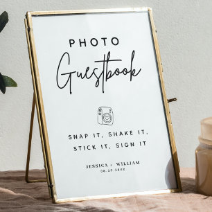 Póster Libro de fotos "Snap it Shake it Stick It Rótulo"