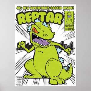 Póster Libro de historietas de Reptar