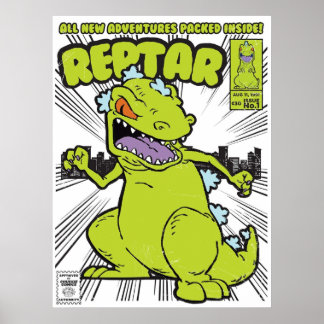 Póster Libro de historietas de Reptar