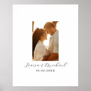 Póster Libro de invitados de Bodas de fotografía alternat