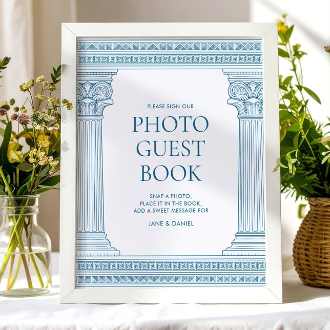 Póster Libro de invitados de fotos elegante signo de fies (Subido por el creador)