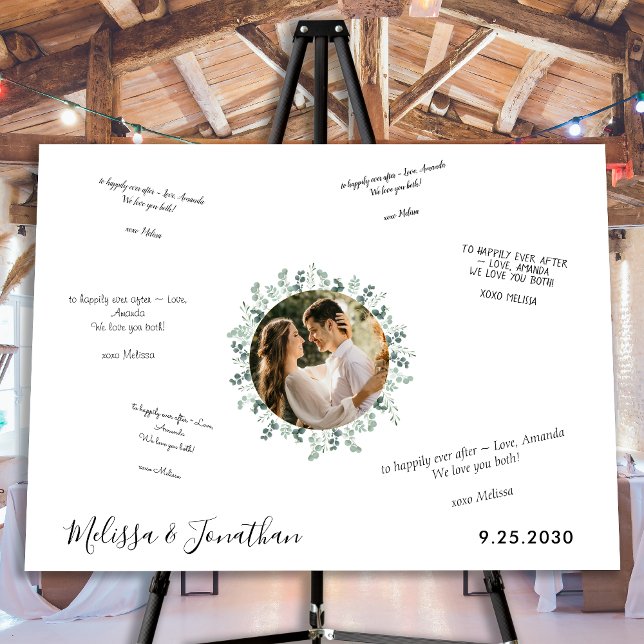Póster Libro de invitados para Bodas alternativos de foto (Subido por el creador)