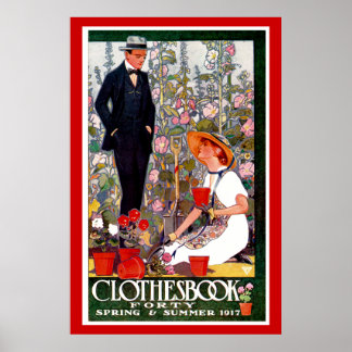 Póster Libro de la ropa Cuarenta: primavera y verano de 1