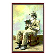 Libro de lectura de Hombre de Vintage de América N