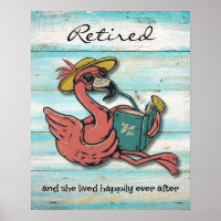 Libro De Lectura Flamingo Retirado Con Bebida Trop