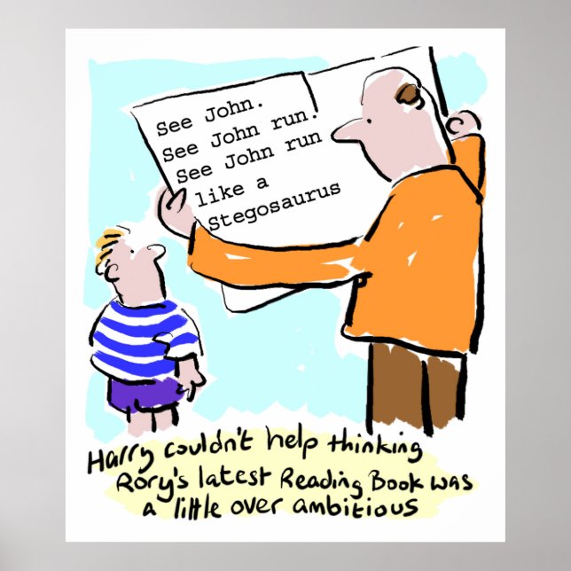 Póster Libro de lectura para escolares de primaria (Frente)