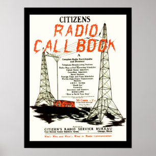 Póster Libro de llamadas de la radio ciudadana