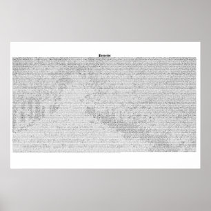 Póster Libro de los proverbios (texto completo de KJV)