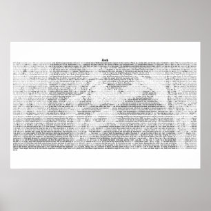 Póster Libro de Ruth (texto completo de KJV)