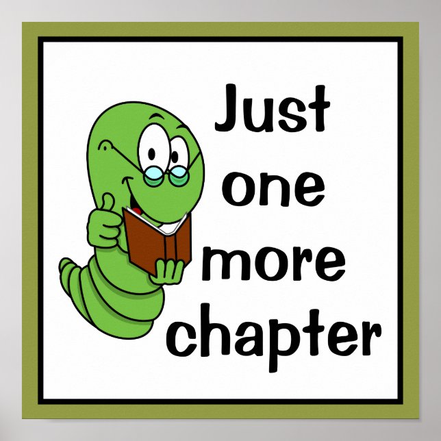 Póster Libro de solo un capítulo más (Frente)