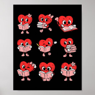 Póster Libro del Día de San Valentín para Maestros Amante