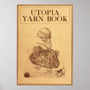 Póster Libro del hilado de Utopía