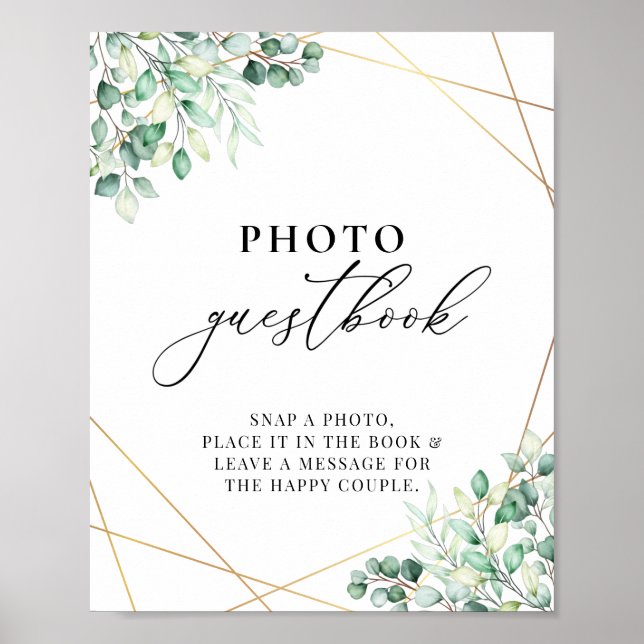 Póster Libro Guestbook de fotografías geométricas de Euca (Frente)