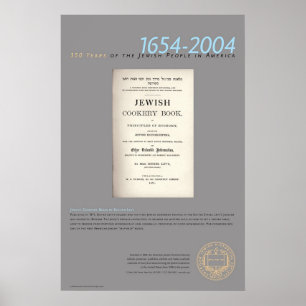 Póster Libro Judío De Cocina De Esther Levy