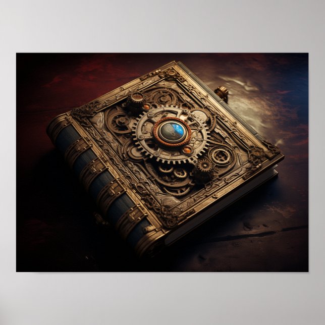 Póster Libro Steampunk (Frente)