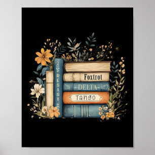 Póster Libro Sutil Anti Trump Mujeres Libro Ama Retro Div